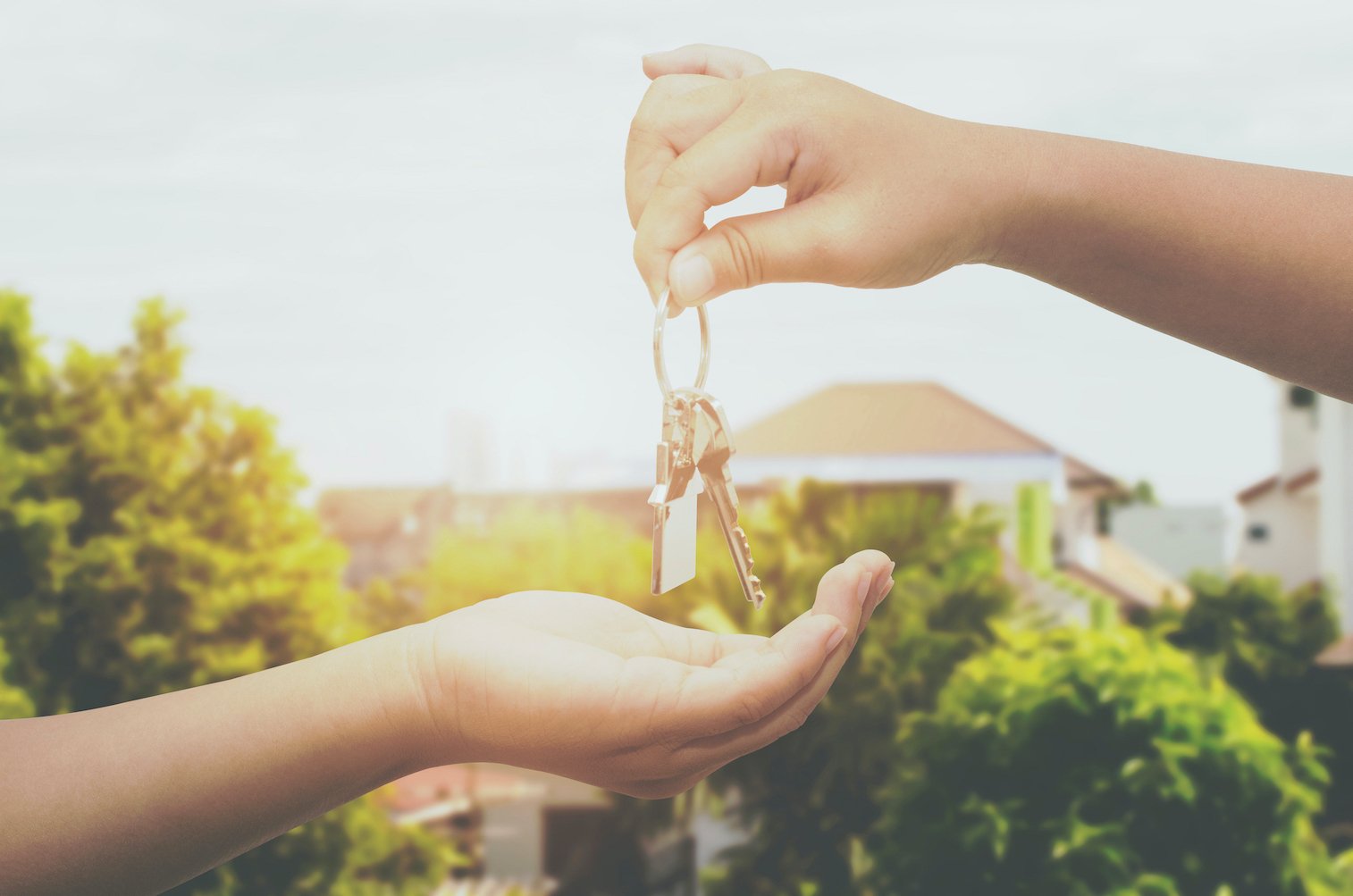 Keys with Home in Background